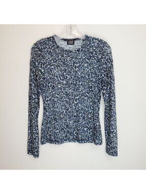Scotch & Soda Printed Lace Top in blue